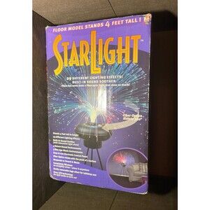 NEW Open Box StarLight Fiber Optic Floor Lamp 48" Tall & 29 Different Effects